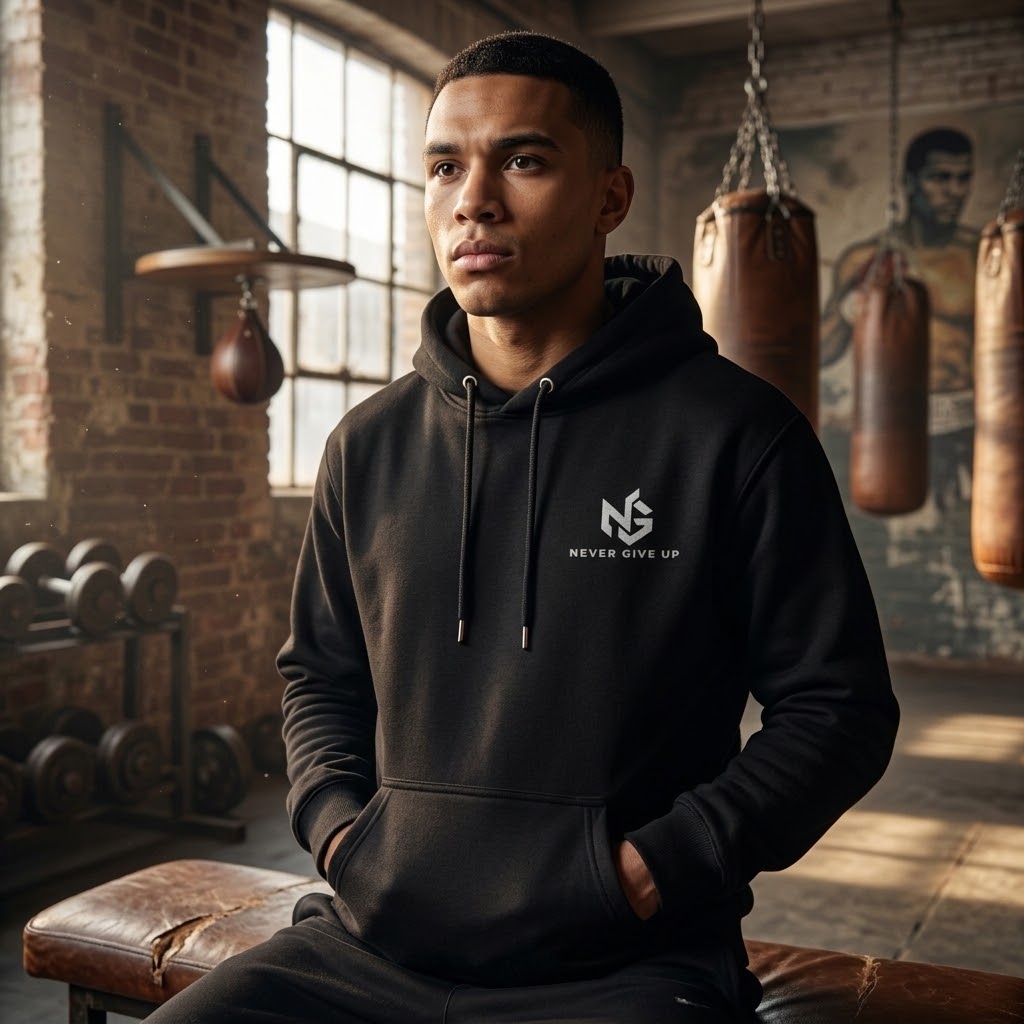 Never give up Unisex Hoodie